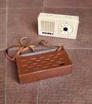 Radio Koliber 2 Eltra radioodbiornik PRL vintage retro futerał