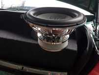 Subwoofer Audiobahn 2x2ohm w solidnej skrzyni