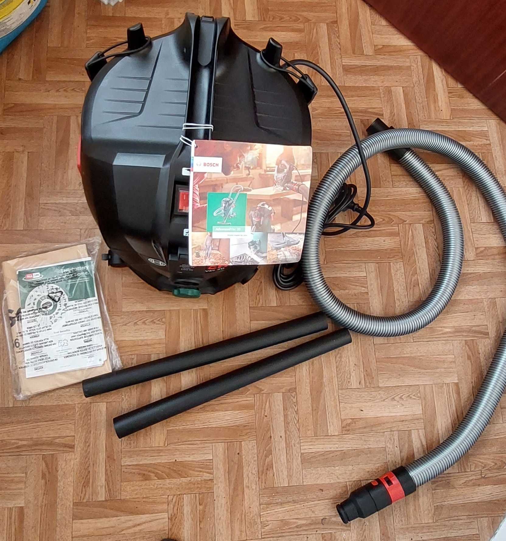 Odkurzacz przemysłowy Bosch AdvancedVac 20  1200W do pracy Mokro/Sucho