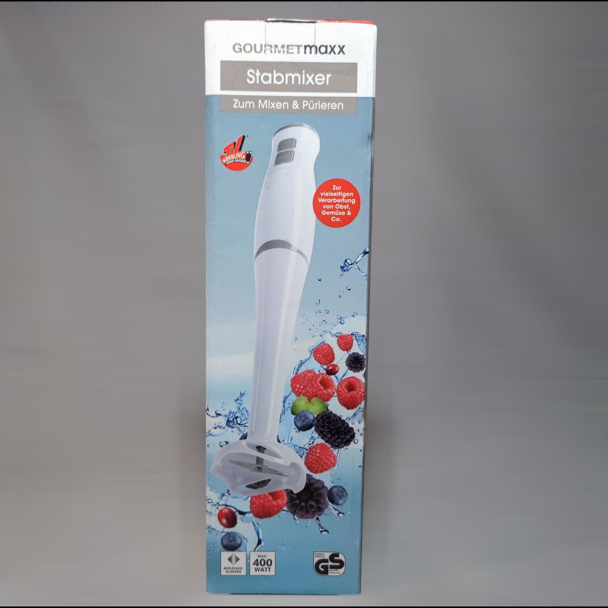 Blender ręczny Gourmetmaxx z pojemnikiem