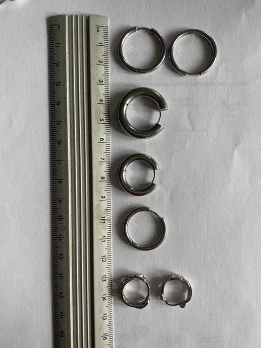 Пирсинг сережки из мед стали