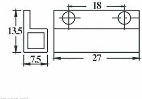 Magnetyczne Styki Do Drzwi I Okien, Czujnik Przewodowy, Zamek