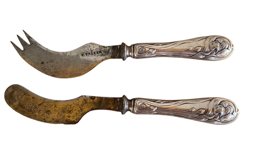 Sztućce do sera Fraget wzór Irys