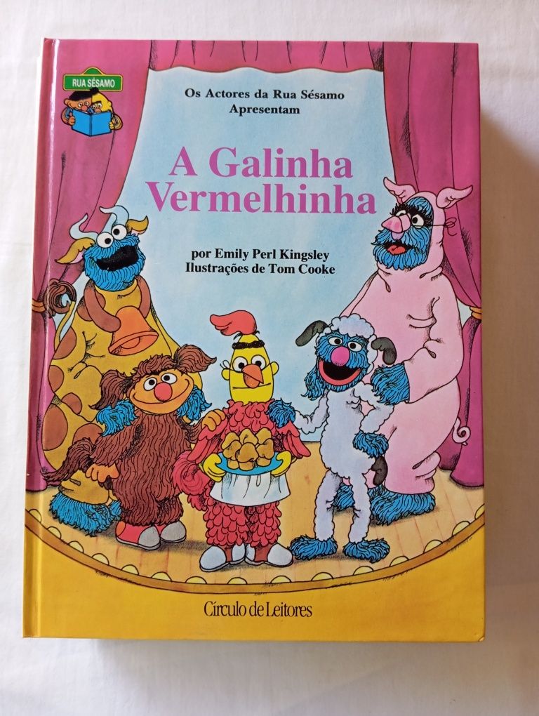 Livro Rua Sésamo A Galinha Vermelhinha