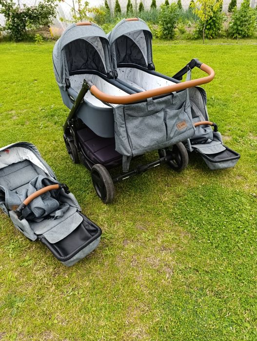 Wózek bliźniaczy Jedo Duo 2 w 1