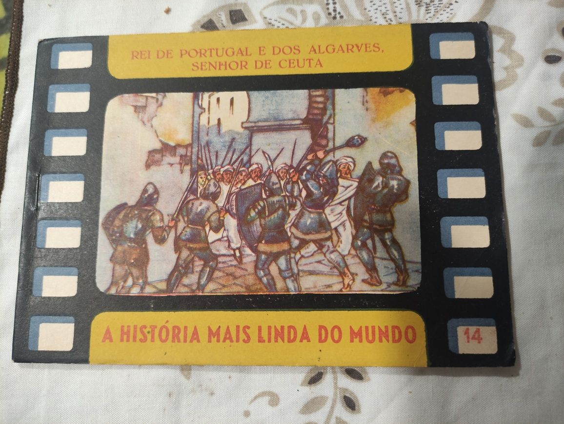 Livros Juvenis antigos com figuras A História Mais Linda do Mundo