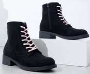 Botas Camurça Pretas 39 c/ 2 pares atacadores