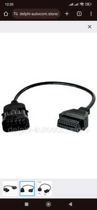 Переходник с OBD2 16 pin на Opel 10 pin