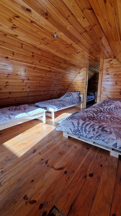 Domek z sauną balią i basenem