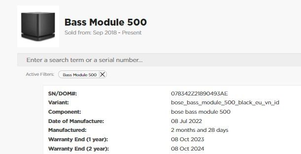 Soundbar Bose 700 + Bass module 500 -  nowe, na gwarancji producenta