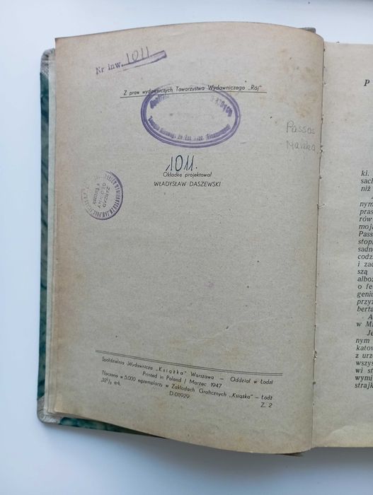 Manhattan transfer John Dos Passos 1947