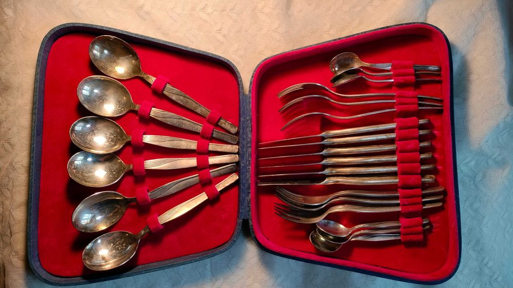 Столовий набір, мельхіор, ЗК, СРСР