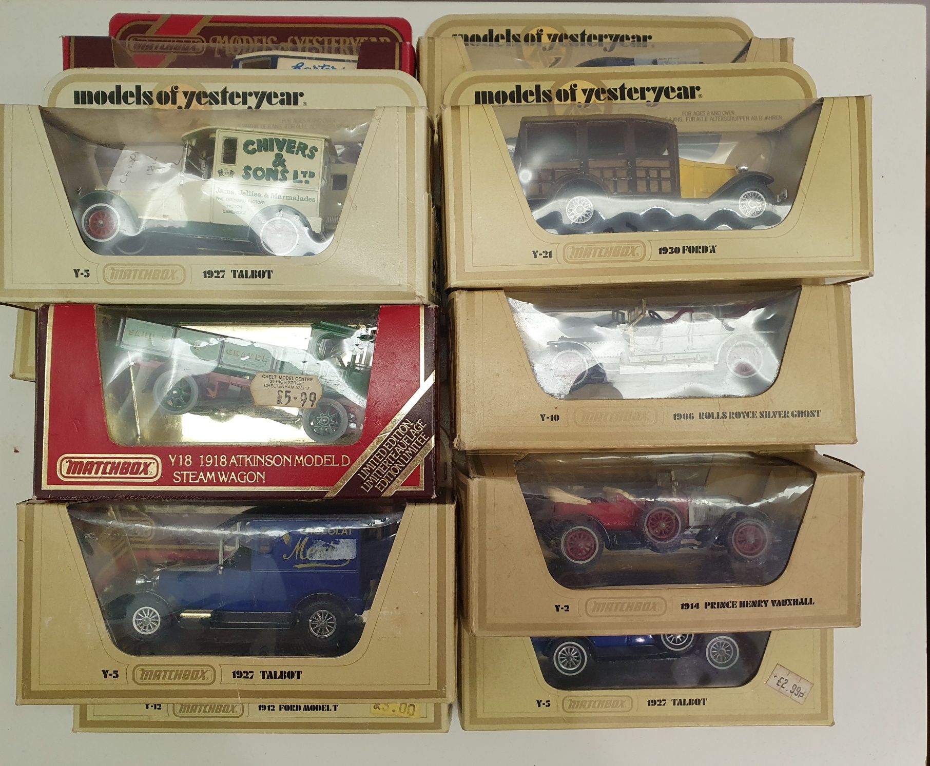Modele Matchbox Yesteryear ZA 8 MODELI DO WYBORU
