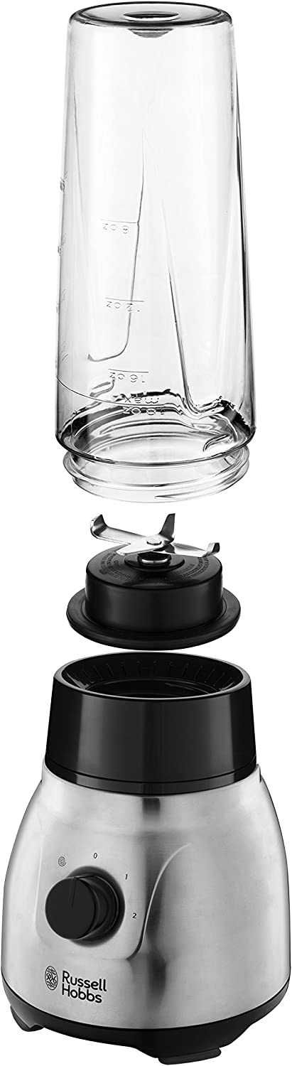 миксер Настільний міксер Rusell Hobbs Glass Steel 2-в-1, вкл. ч1,5 л