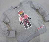 H&M Lego Ninjago BLUZA Cekiny odwracane 110/116