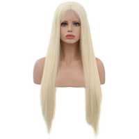 Peruka lace front platynowy blond 65 cm platyna