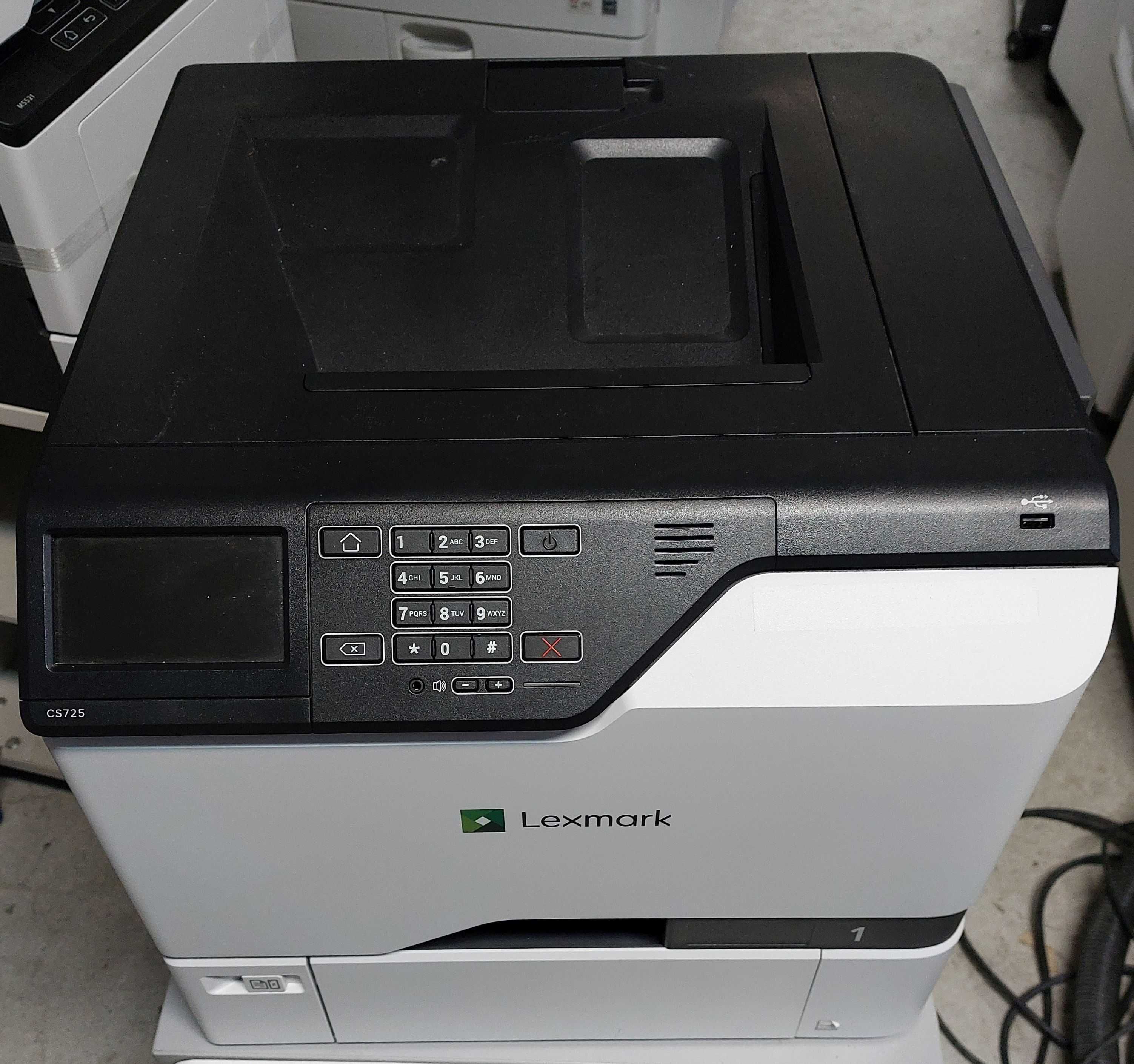 Drukarka laserowa Lexmark CS720 A4, duplex, karta sieciowa, kolor