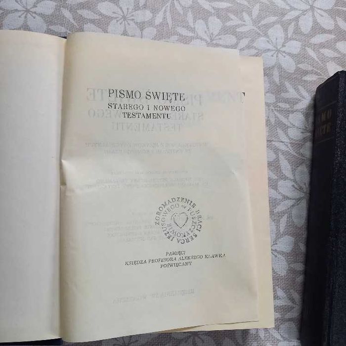 Pismo Świete Biblia Poznańska 3 Tomowe wydanie 1973-75
