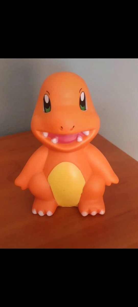 Słodka lampka nocna Pokemon Charmander z bateriami + gratis. Nowa.