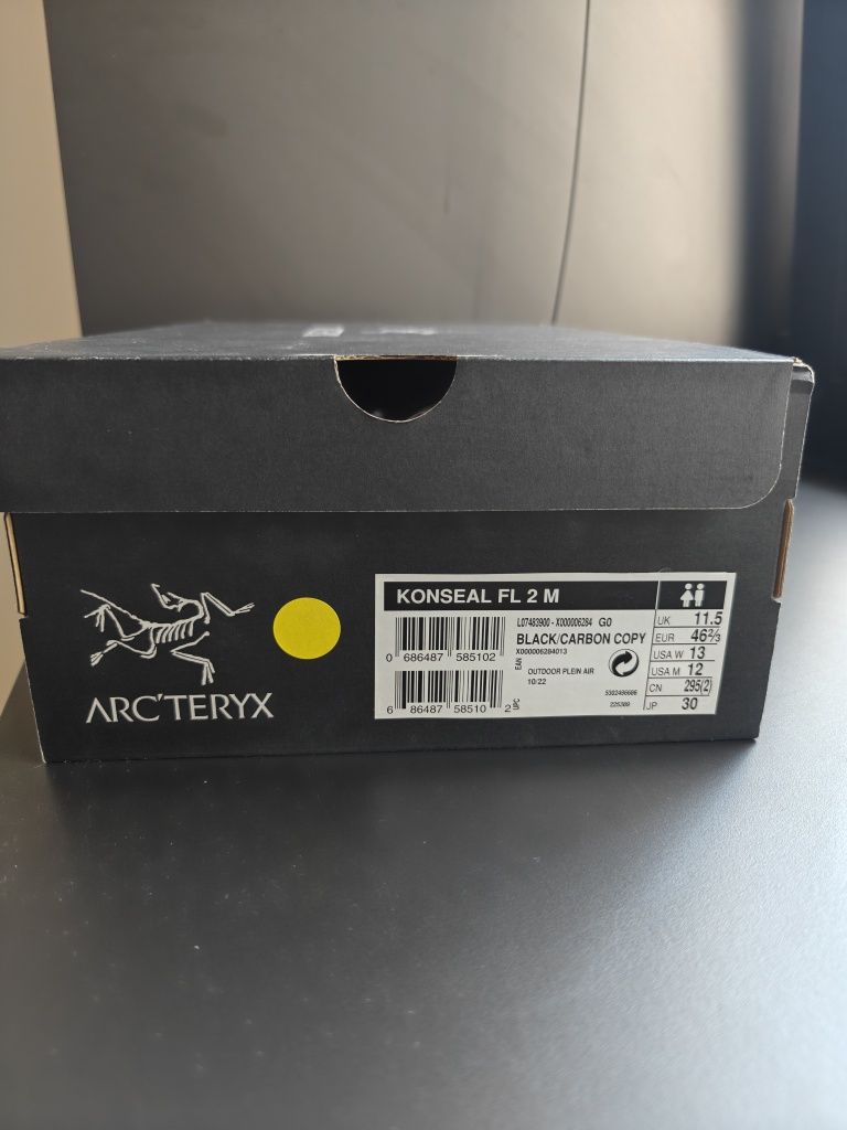 Трекінгове взуття Arcteryx Konseal FL 2 M US 12 46.5р