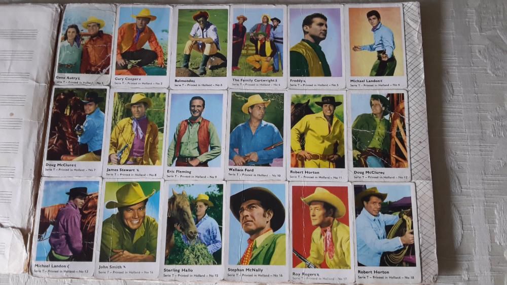 Cromos de Cowboys 1963 (Edição 1972)