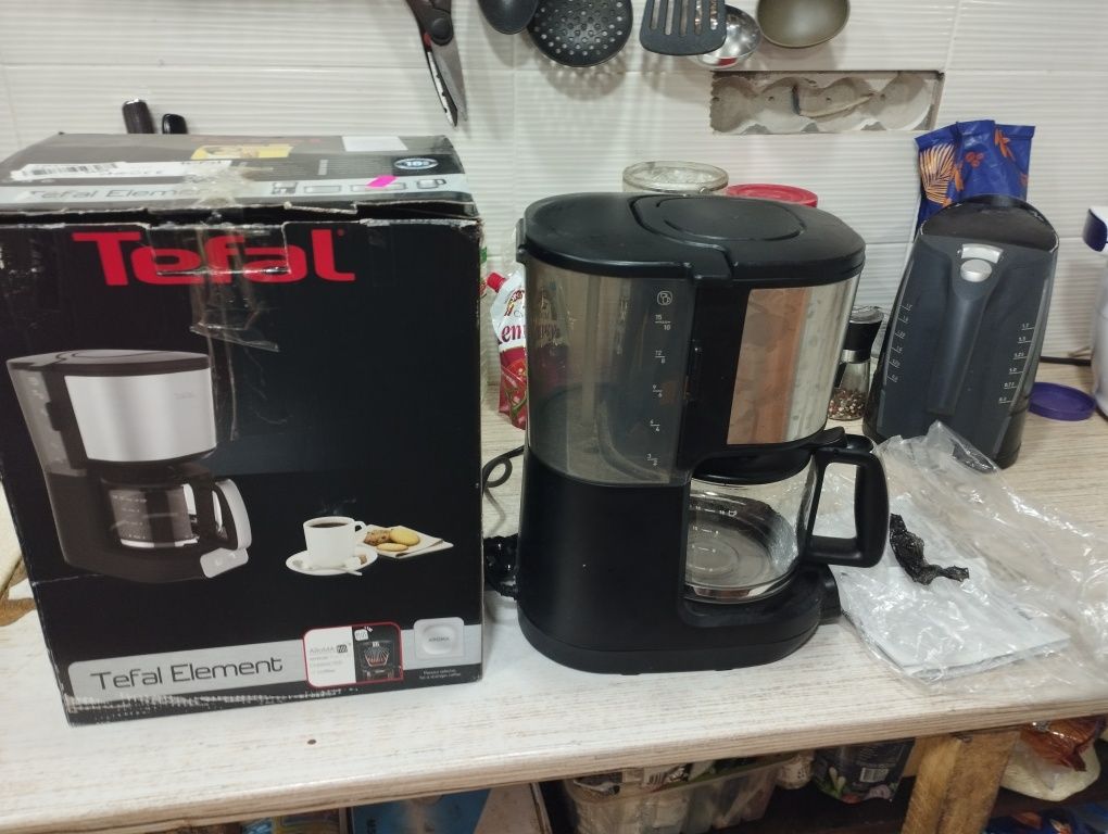 Кофеварка tefal element в отличном состоянии