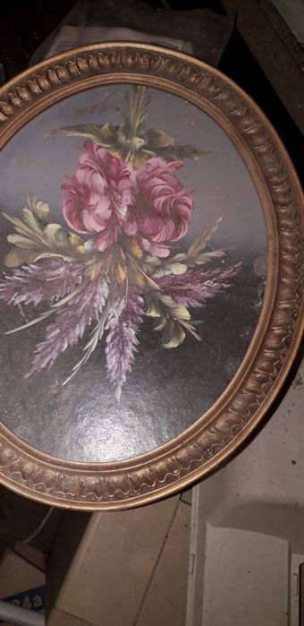 Pintura a óleo  com muldura