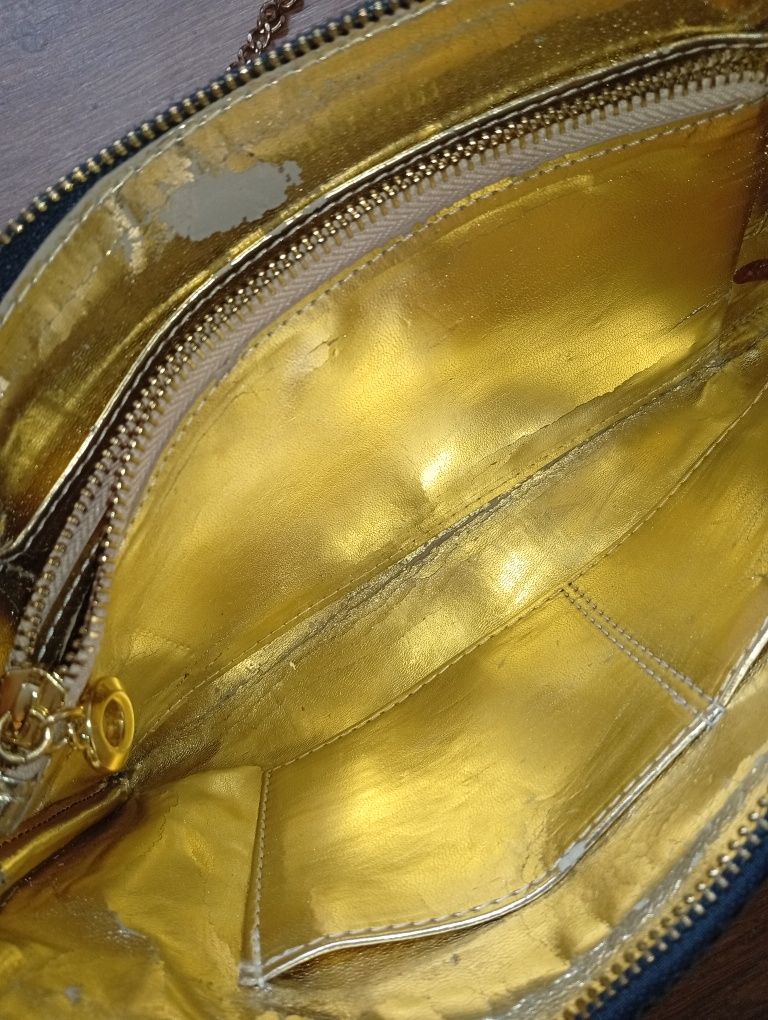 Miu miu vintage skóra naturalna kopertówka