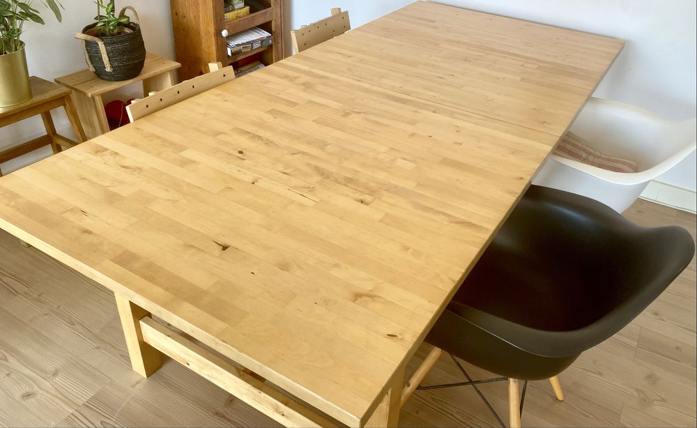Mesa madeira maciça Ikea