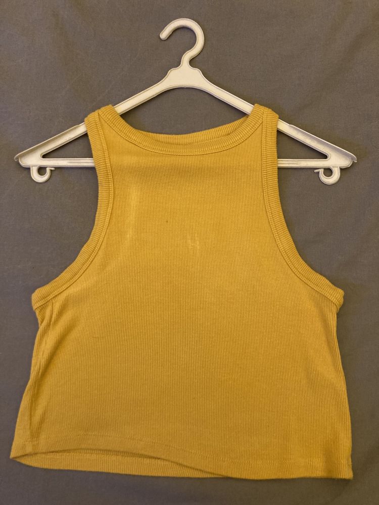 Top amarelo bershka