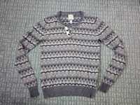 Henry Choice sweter Y-neck bawełna akryl r. S