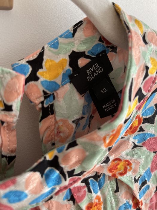 Bluzka w kwiaty River Island 100% wiskoza