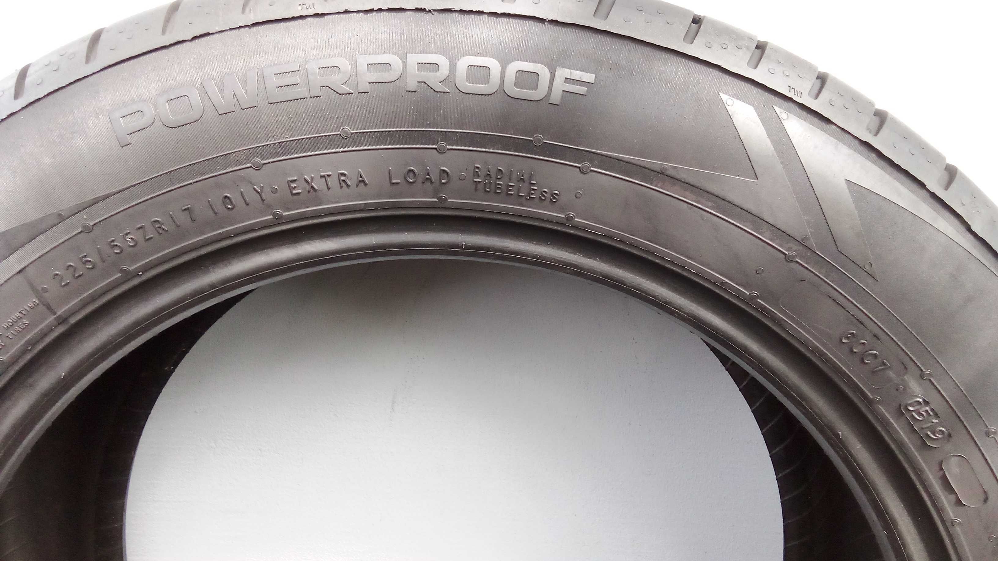 Pojedyncza Opona Letnia Nokian PowerProof 225x55x17 101Y 6,4mm