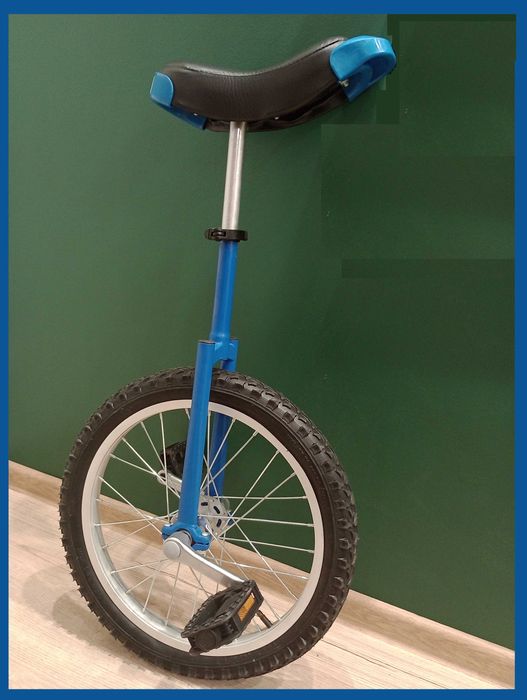 Monocykl 18" niebieski NOWY