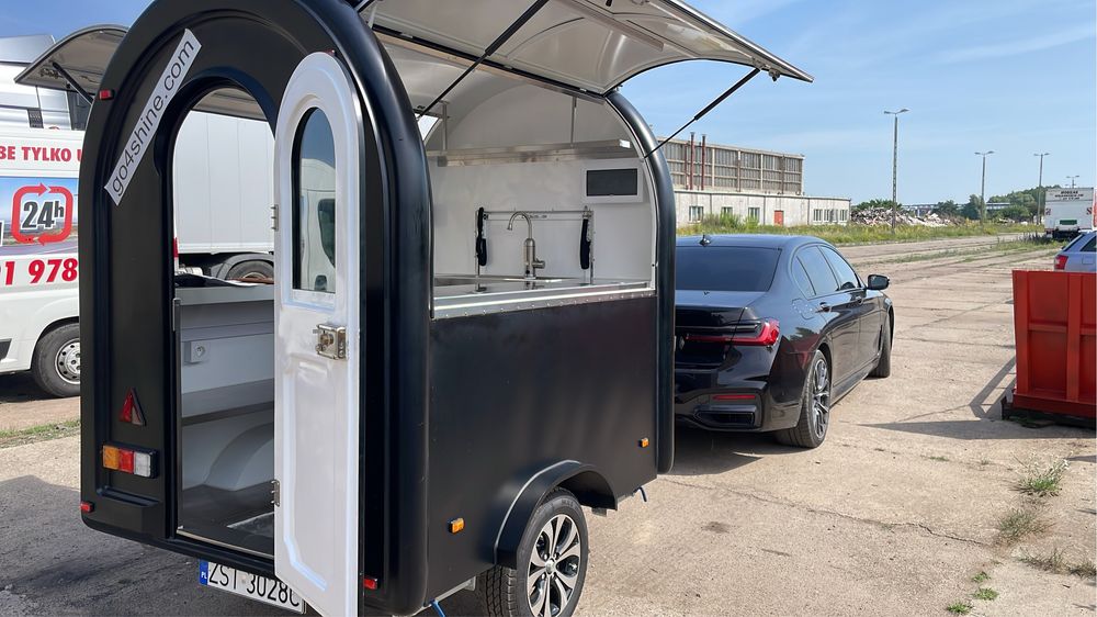 Nowa Przyczepa gastronomiczna SHINE York mini 2m Food Truck foodtruck