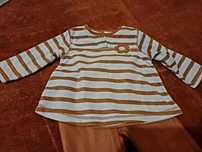 Komplet 80 bluza spodnie polar