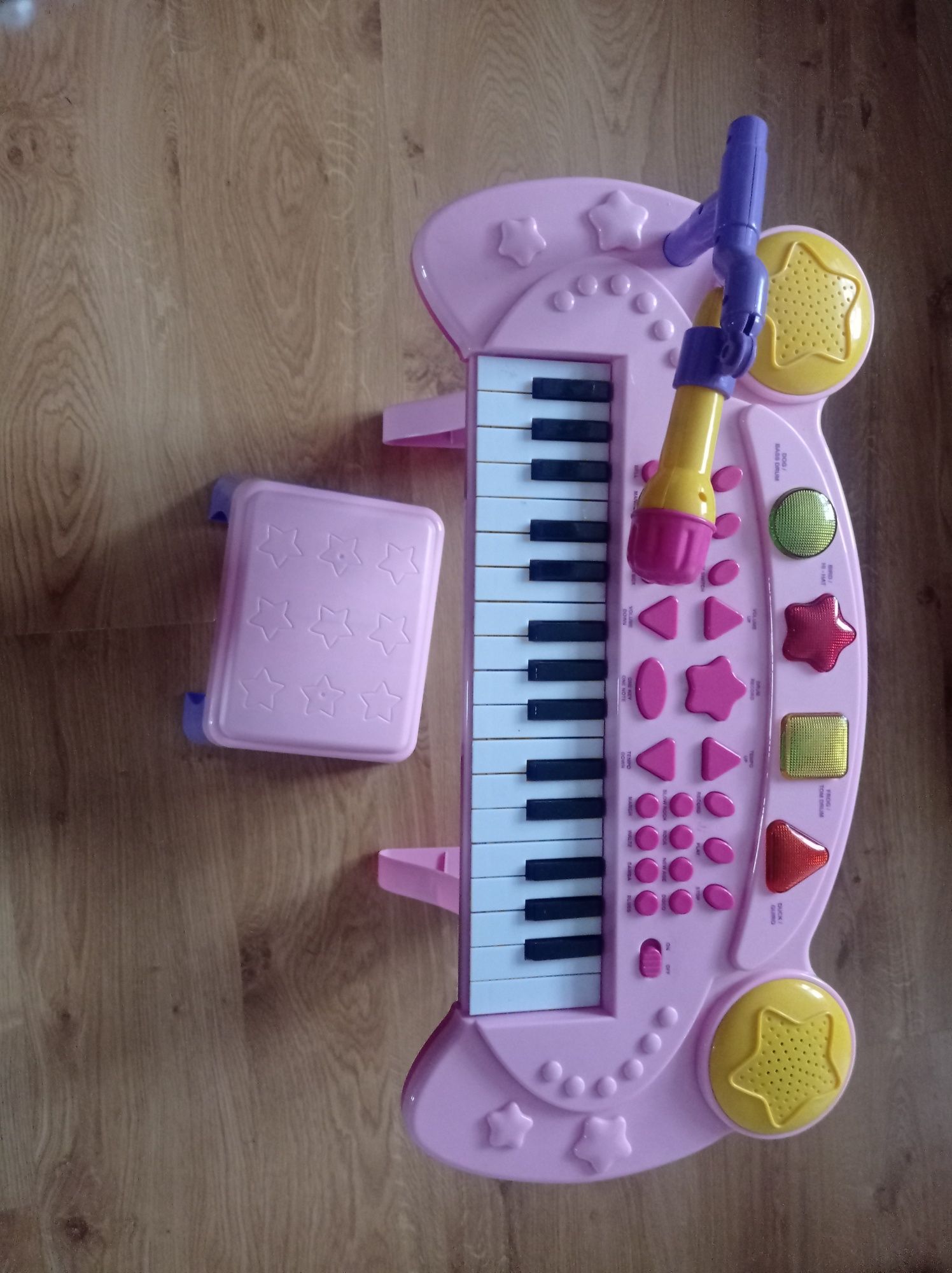 Organki na baterie różowy kolor