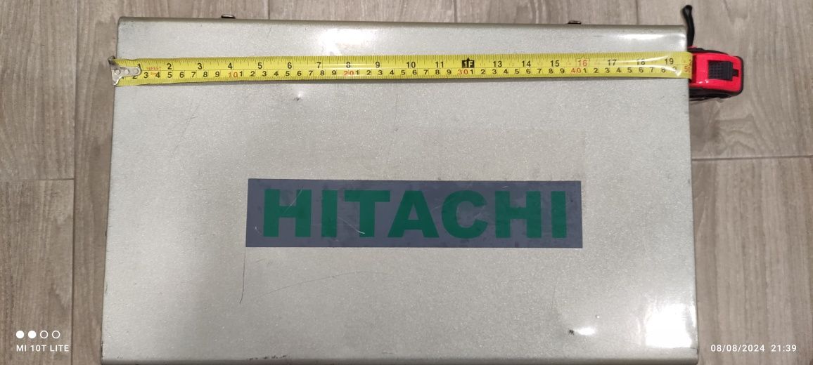 martelo rotativo hitachi pr-38e, usado, alimentador de óleo, estojo