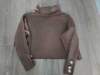 Sweter golf Zara krótki oversize