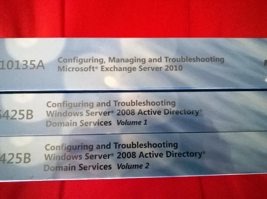Manuais Windows 2008 Server e Exchange Server 2010 - Novos
