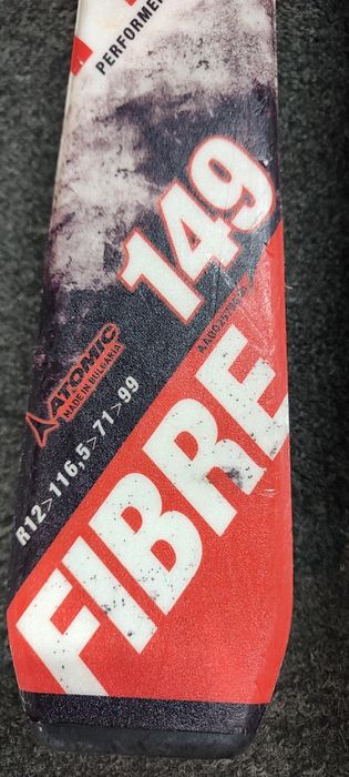 Narty ATOMIC redster FIBRE 149 cm wiązania ATOMIC FT12