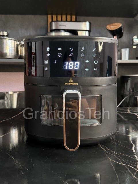 ПОТУЖНА! Аерофритюрниця 2000Вт, аерогриль, піч, духовка, плита, фрітюр