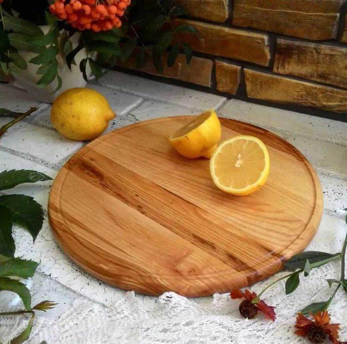 Дошка для піци 45 см, дошка під піцу, дошка для подачі, обробна дошка