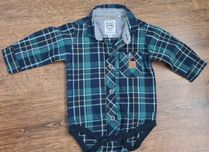 Body koszula w kratkę elegancka SMYK rozm 62