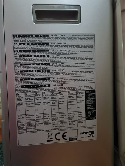 Piecyk naftowy zibro Toyotomi LC-2230