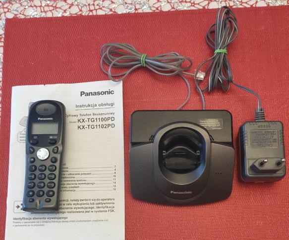 Telefon bezprzewodowy PANASONIC KX-TG1100PD