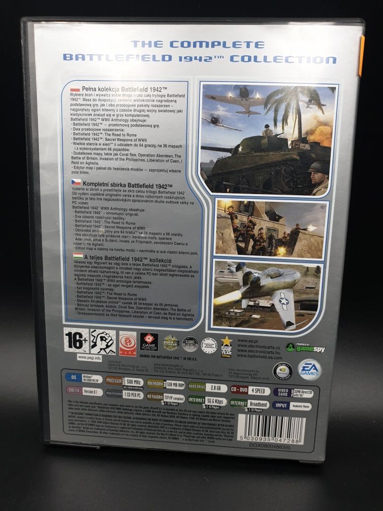 Gra Unikat PC Retro Battlefield 1942 War II Anthology PL