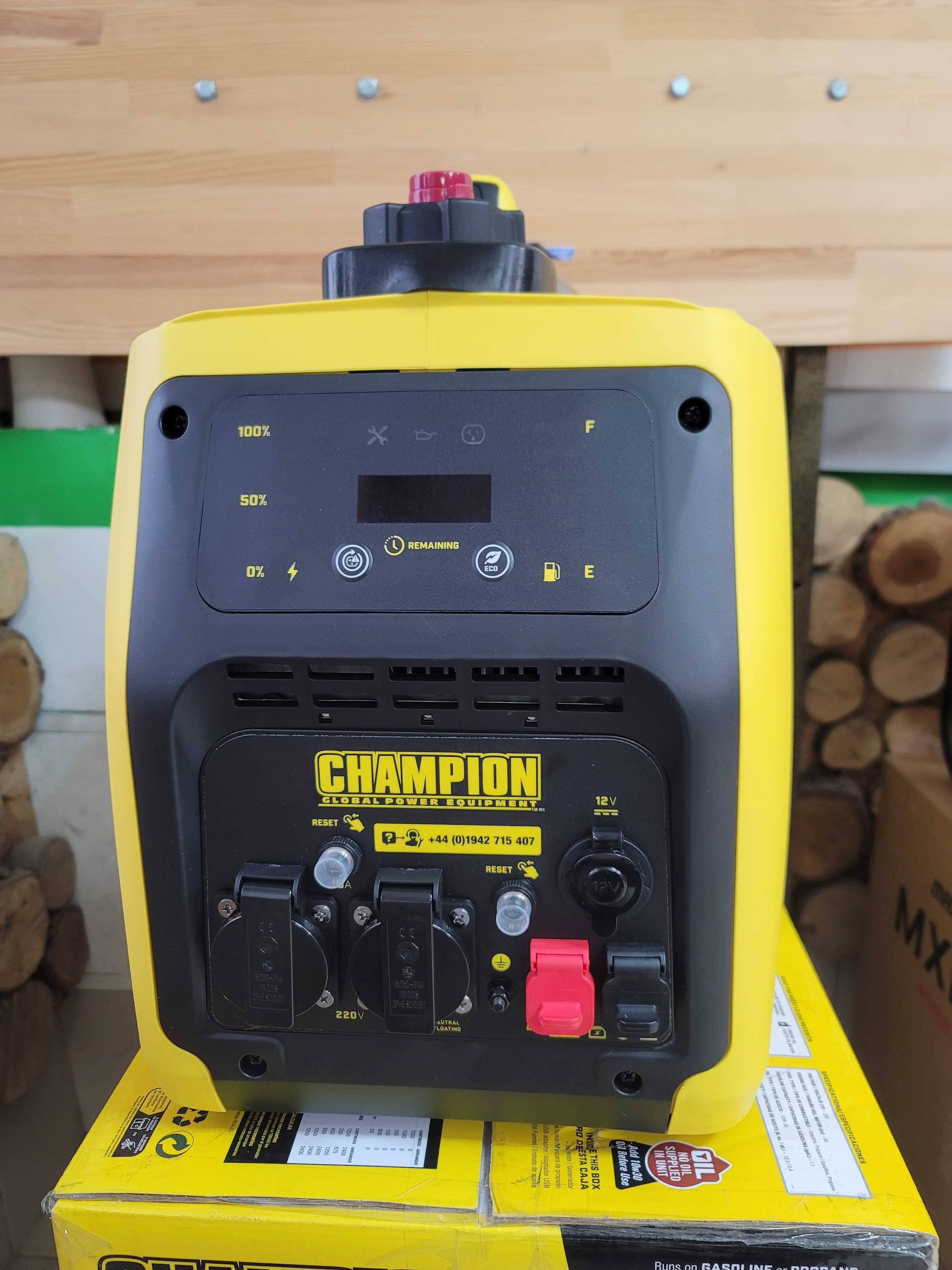 Інверторний генератор Champion DualFuel 2 кВт (ГАЗ-Бензин 2-палива)