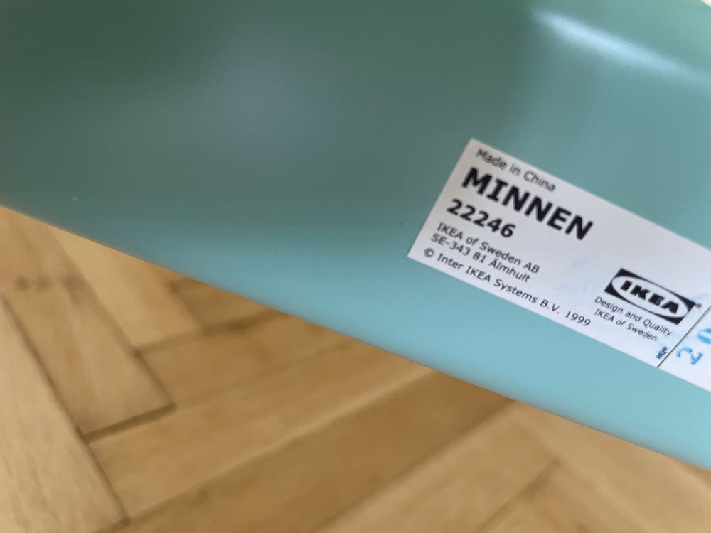 Łóżko dziecięce Ikea Minnen turkus
