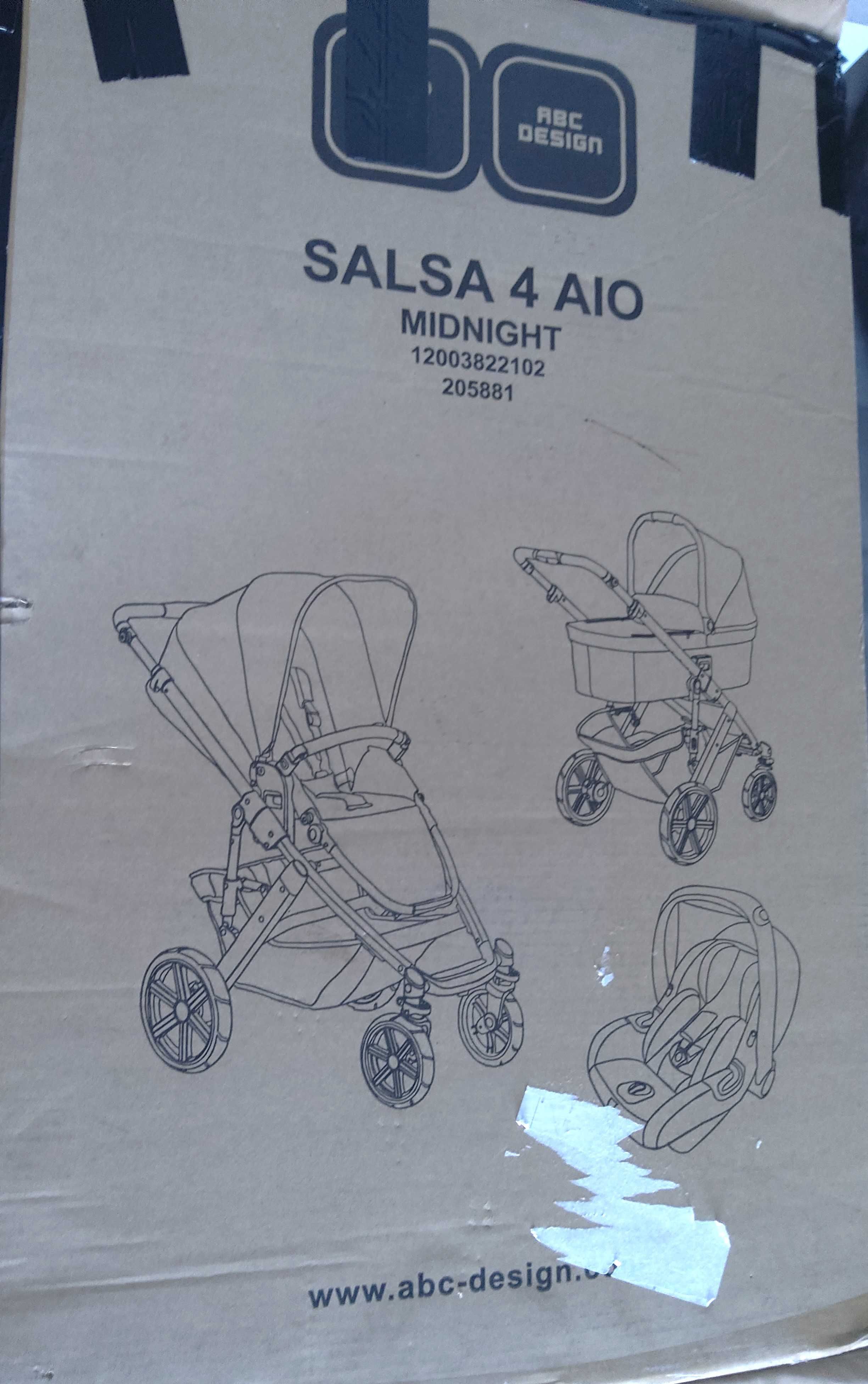 Wózek dziecięcy ABC DESIGN Salsa 4 all in one AIO MIDNIGHT